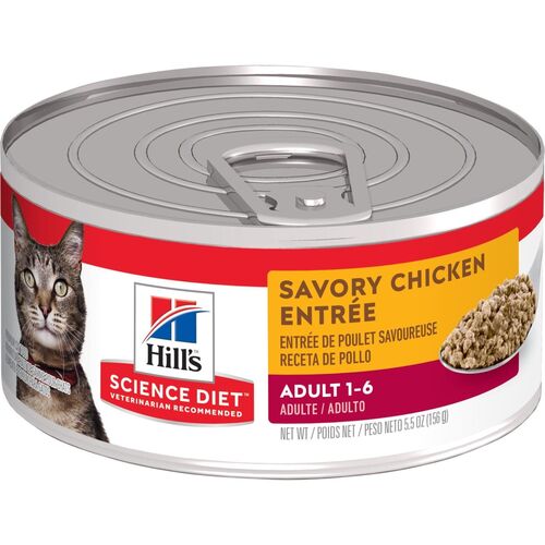Adult Savory Chicken Entree Cat Food - 5.5 oz