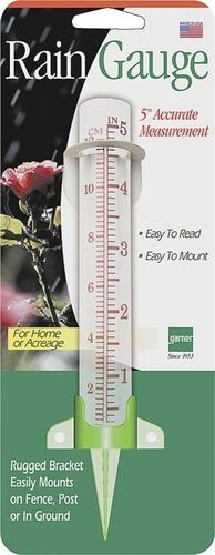 5" Measuring Glass Rain Gauge