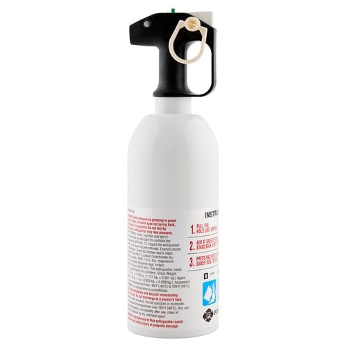 Kitchen Fire Extinguisher UL Rated 5-B:C (White)