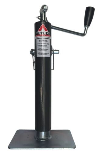 10" Topwind Tube Mount Swivel Trailer Jack - 5,000 Lbs