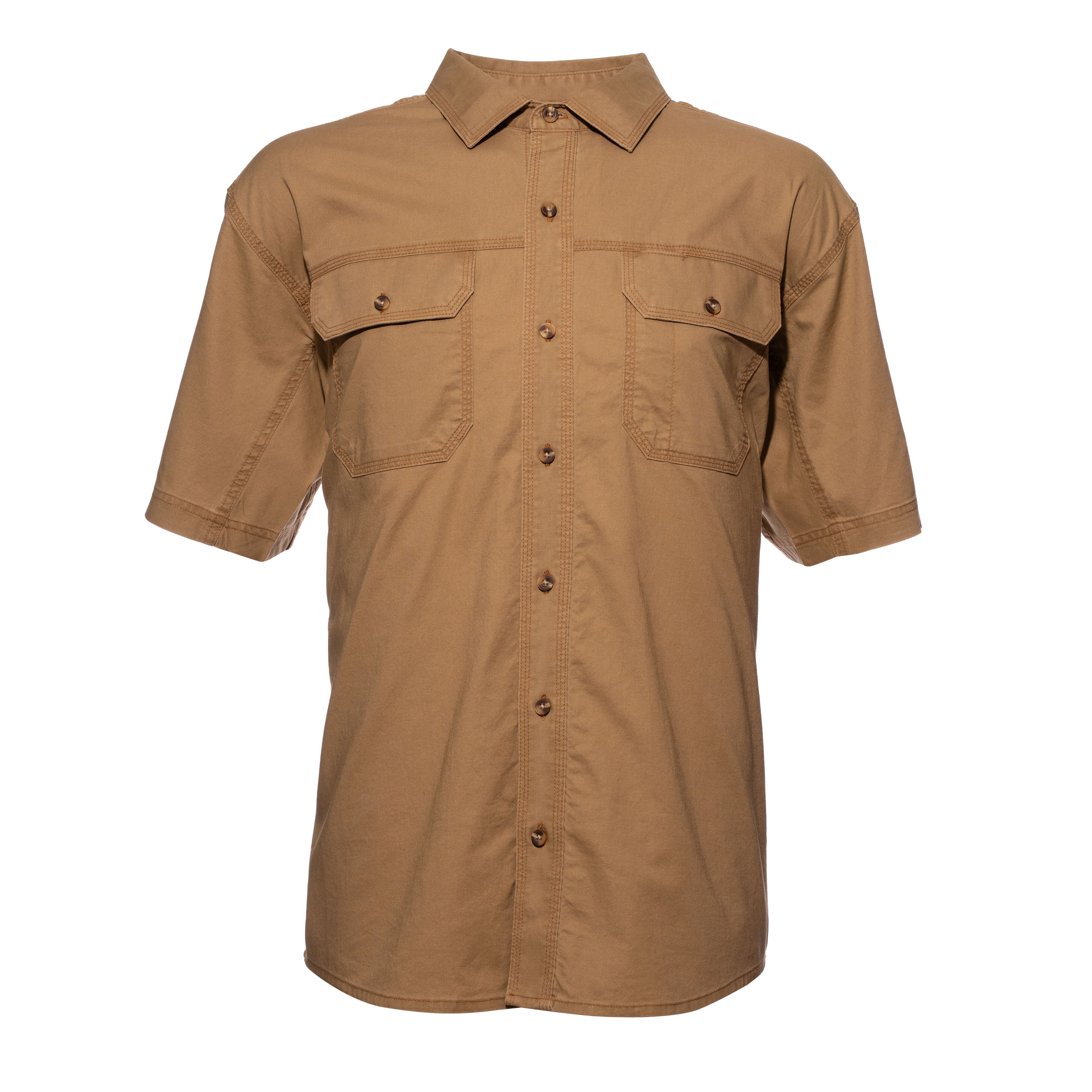 Men's Short Sleeve Weathered Work Shirt