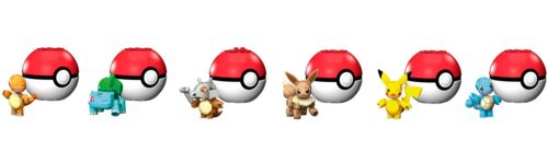 Pokemon Poke Ball Building Toy Kits With Action Figure