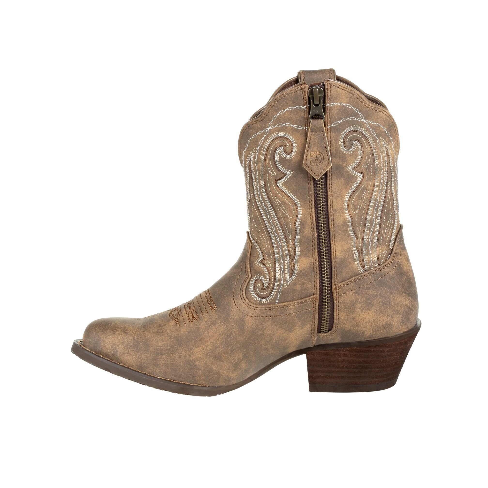 Women's Crush Distressed Shortie Western Boot