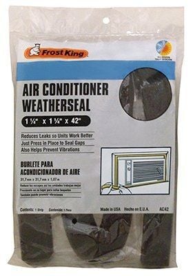 AC42H Air Conditioner Weatherseal Tape, 1-1/4" x 1-1/4" x 42"