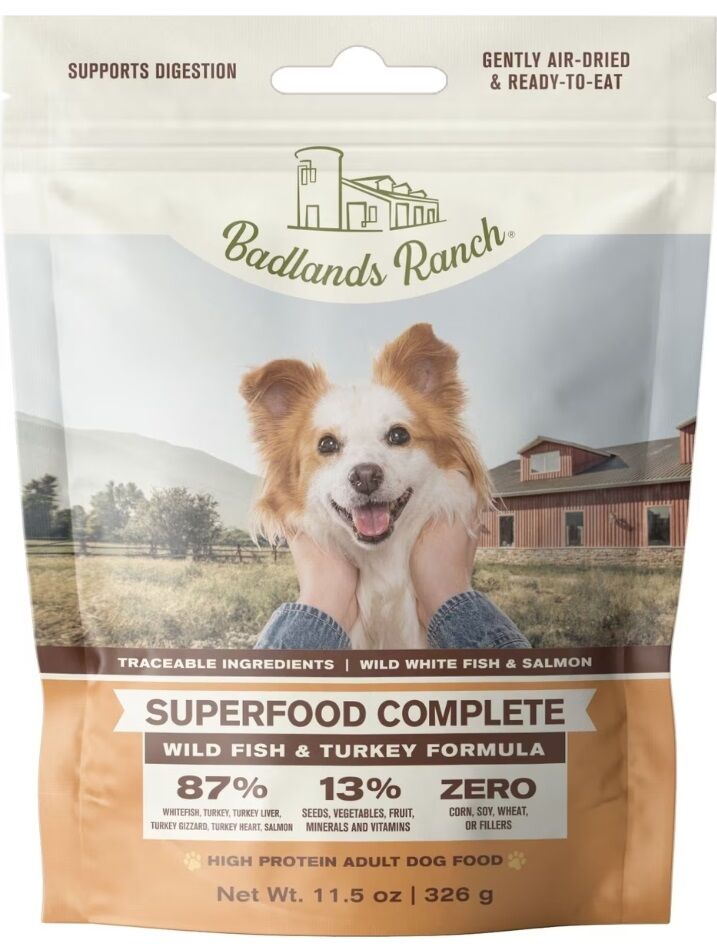 Superfood Complete Wild Fish & Turkey Formula Air-Dried Dog Food