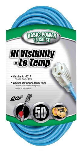 Hi Visibility-Lo Temp Outdoor Extension Cord