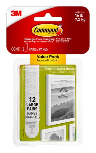 Command Large Picture Hanging Strips