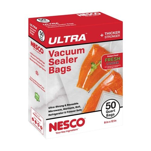 ULTRA Quart Sized Vacuum Sealer Bags - 50 Count