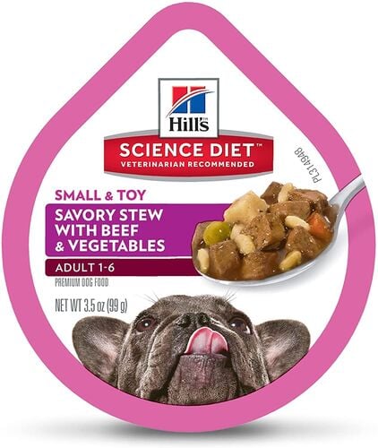 Adult Small Paws Savory Stew with Beef & Vegetables Dog Food - 3.5 oz