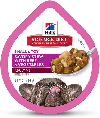 Adult Small Paws Savory Stew with Beef & Vegetables Dog Food - 3.5 oz