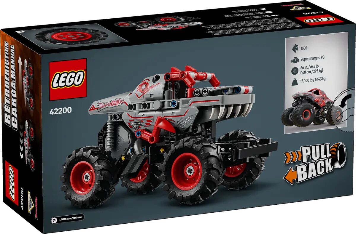 LEGO Technic Monster Jam ThunderROARus Pull-Back