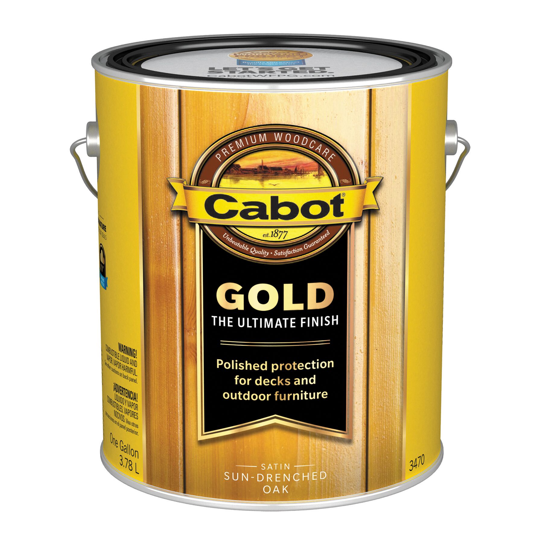 Gold Wood Finish