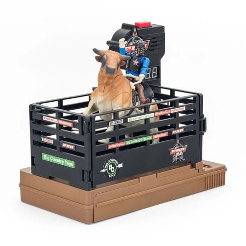 PBR Bucking Bull & Rider Playset
