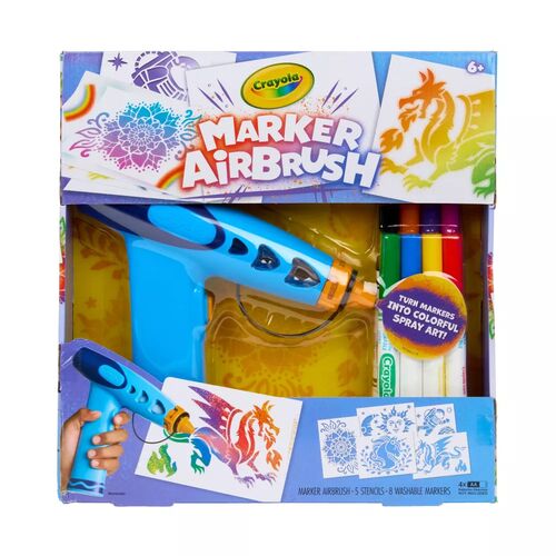 Marker Airbrush Drawing and Coloring Kit