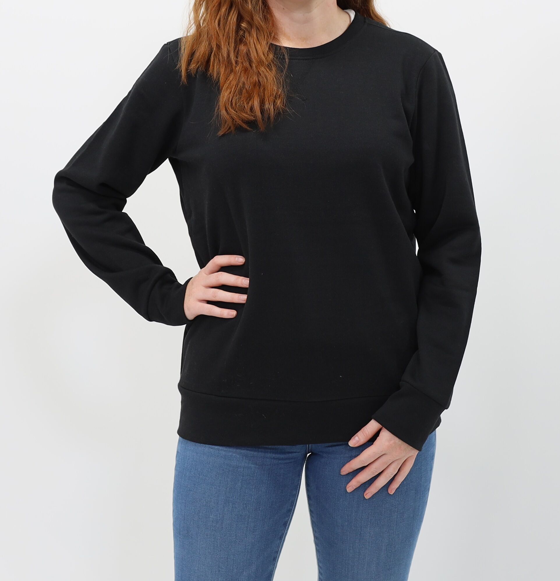 Women's Crew Neck Fleece Sweatshirt