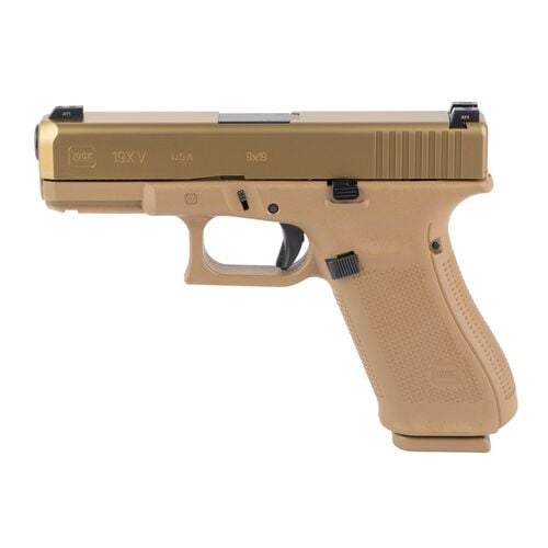 19X V Flat Dark Earth 9mm 4.02" Barrel 10-Rounds