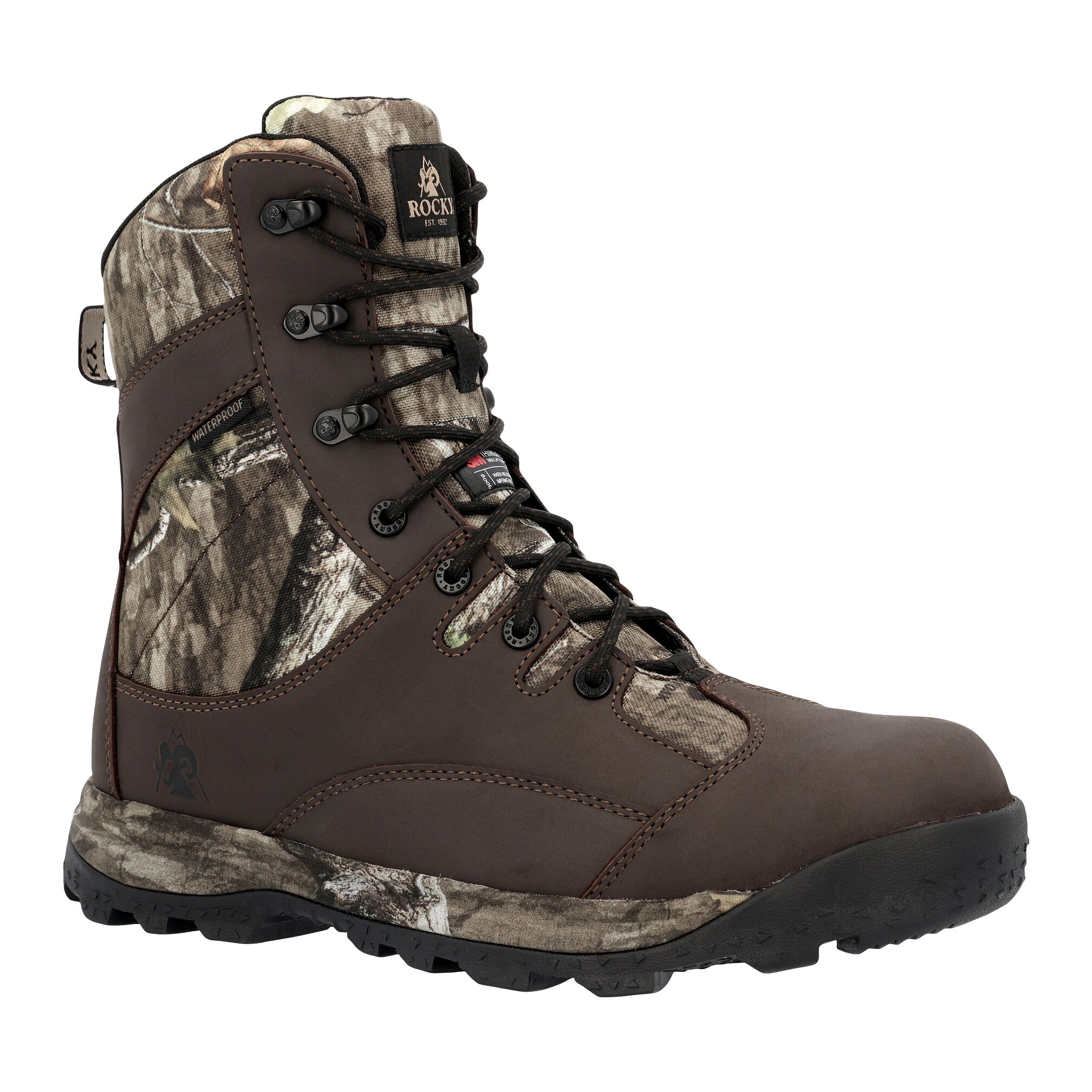 Rocky Forager Camo Hunting Mucking Workwear Goretex Boot   800 Grams Thinsulate Rocky BearClaw GORE-TEX® Waterproof 1000G Insulated Hunting  main image 2