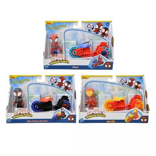 Spidey Action Figure & Toy Motorcycle - Assorted