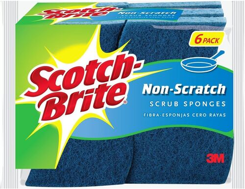Non-Scratch Scrub Sponge - 6-Pack