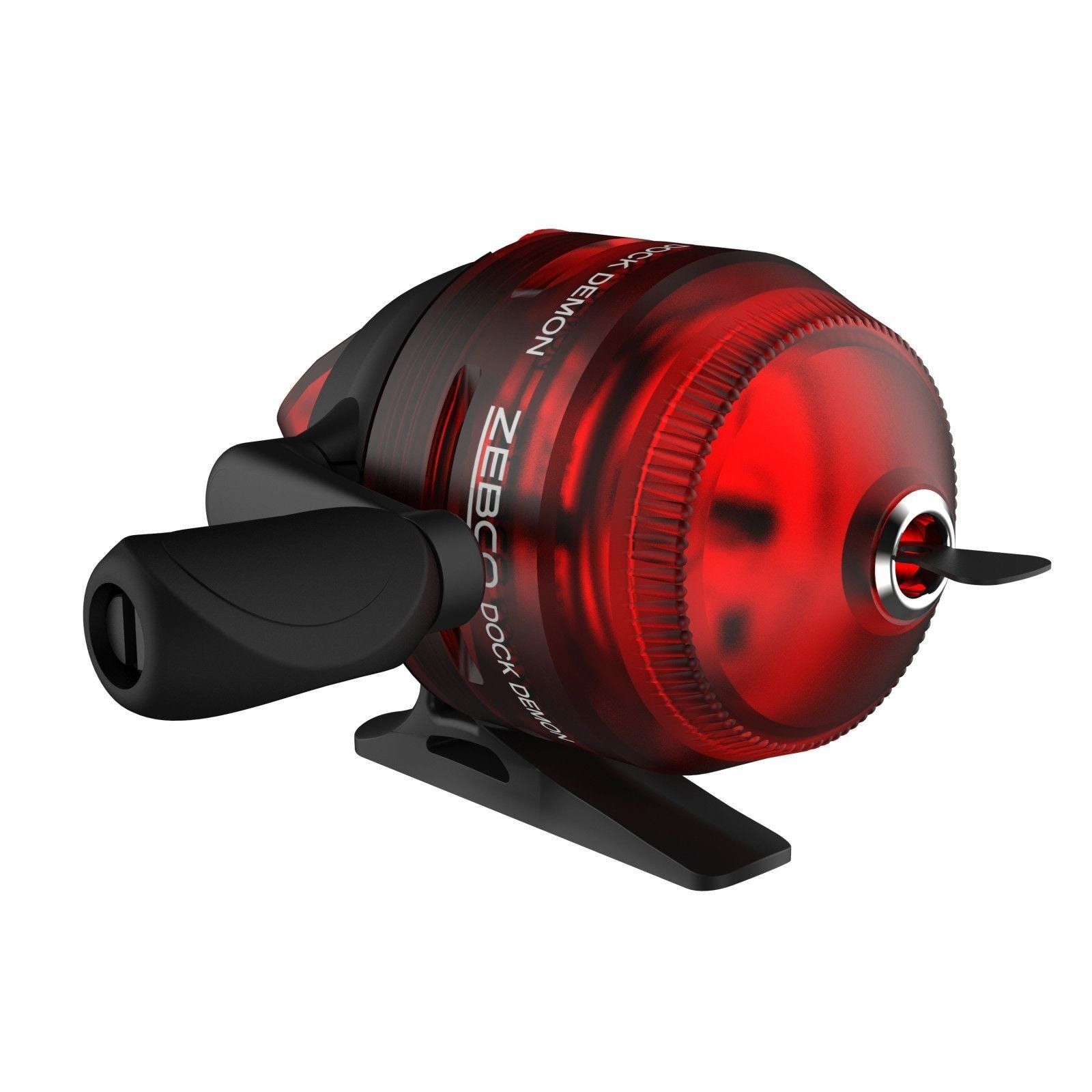 Zebco Dock Demon Spincast Combo in Red