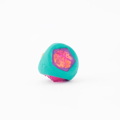 ZippyTuff LED Light Up Ball Crunch Medium Dog Toy