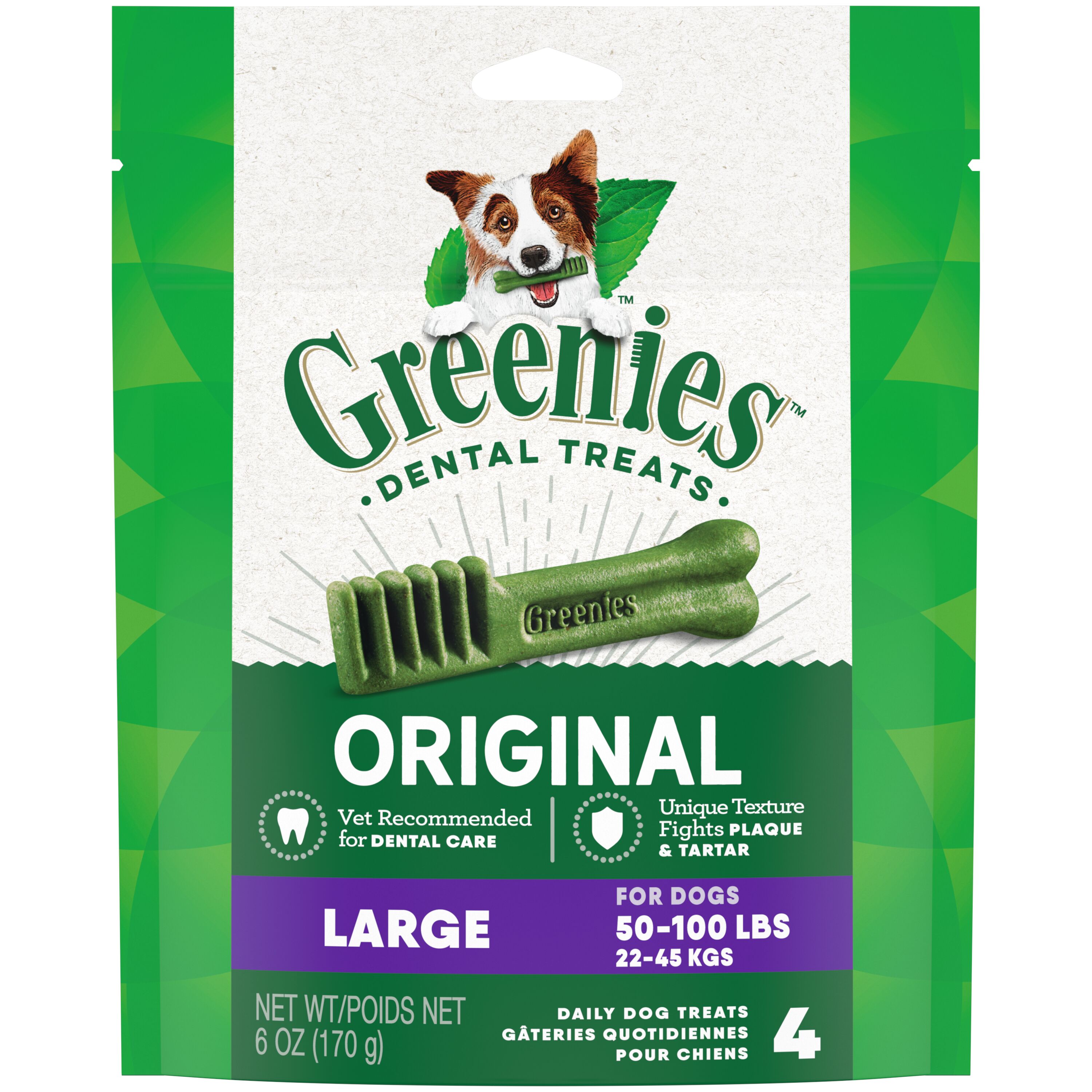 Original Flavored Large Dental Dog Treats