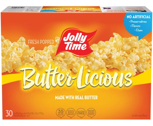 Butter-Licious Microwave Popcorn 30 Pack