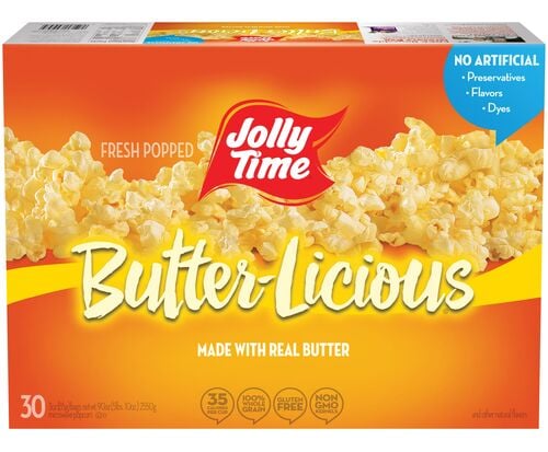 Butter-Licious Microwave Popcorn 30 Pack