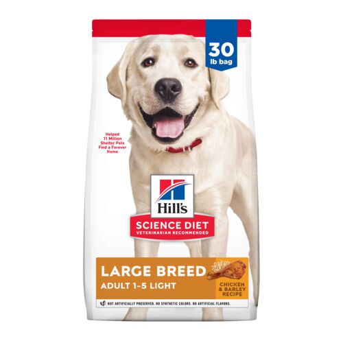 Adult Large Breed Light Dog Food - 30 Lb