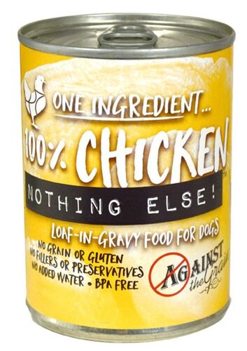 Against The Grain Nothing Else One Ingredient 100% Chicken Dog Food