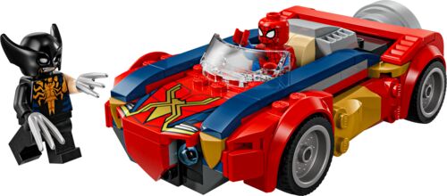 Marvel Spider-Man Car vs. Venomized Wolverine