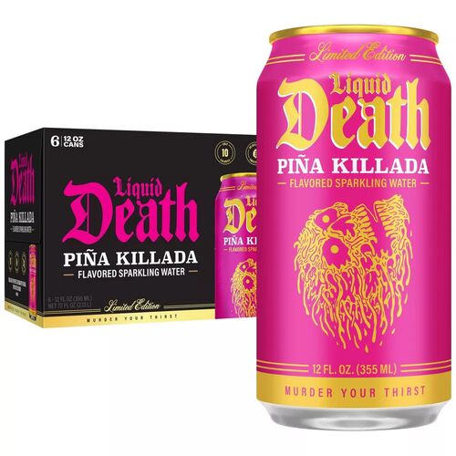 Pina Killada Sparkling Water - 6-Pack of 12 oz Cans
