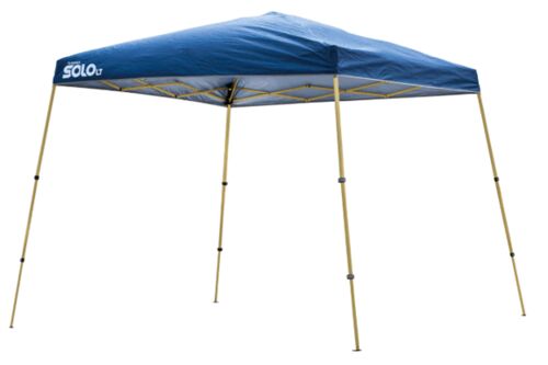 11' x 11' Slant Leg Canopy in Blue/Gold