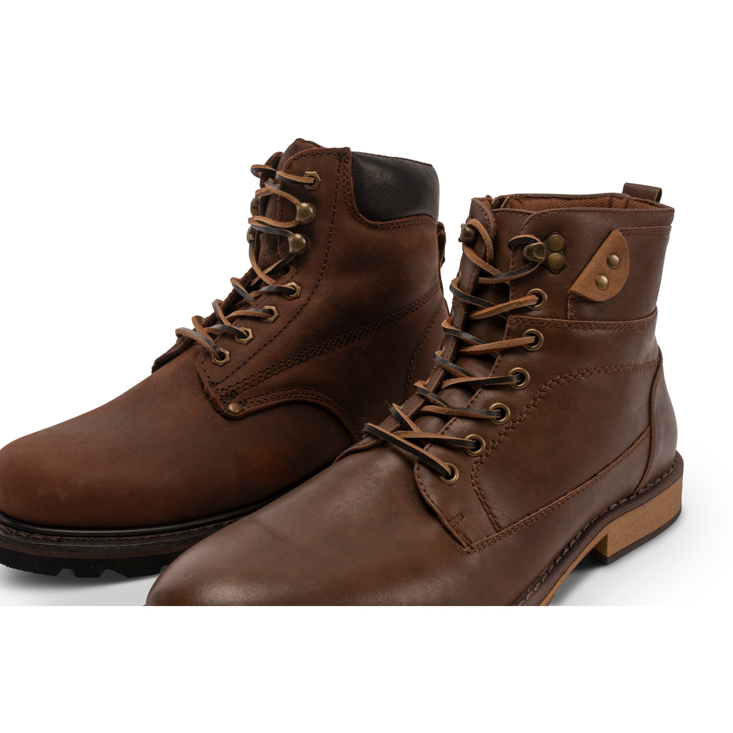 Raw Leather Boot Laces