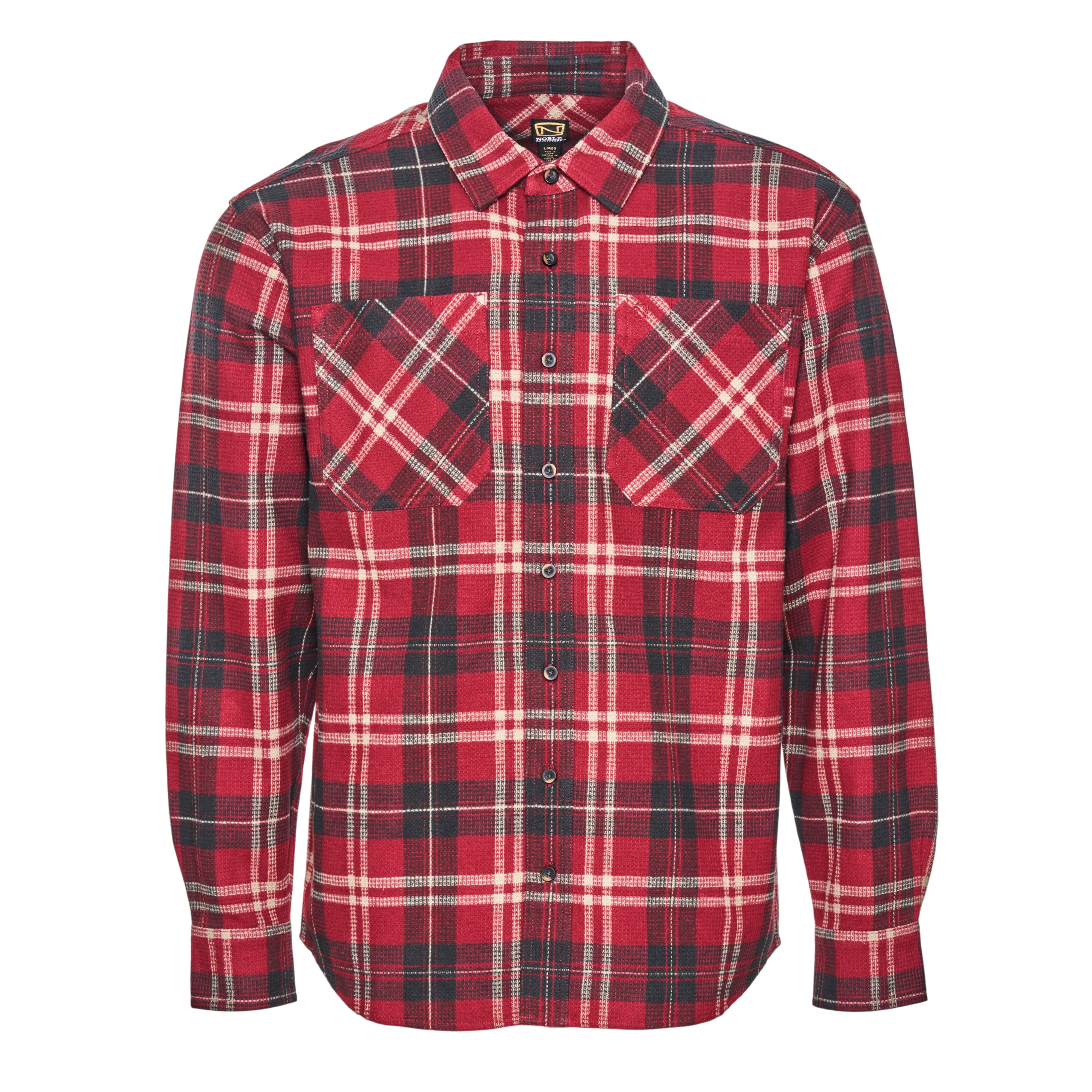 Men's Cotton Waffle Work Shirt