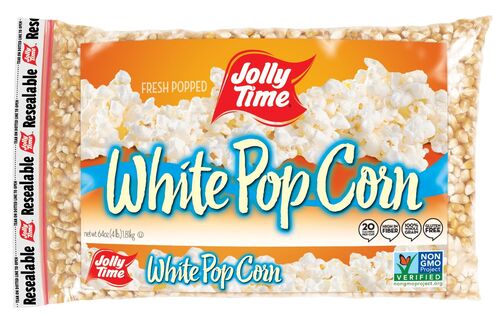 White Popcorn Kernels 4 Lb Bag