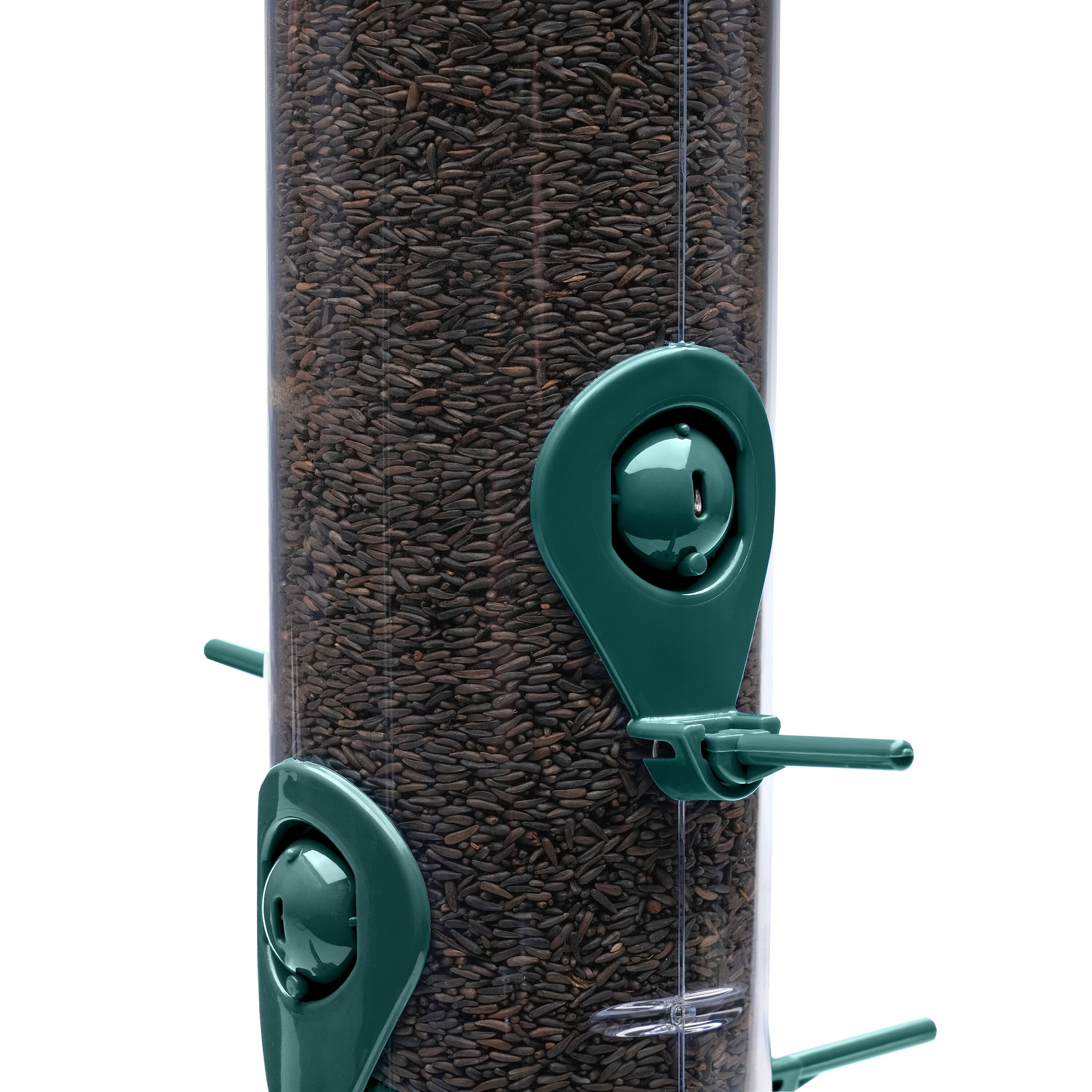 Perky-Pet 2-in-1 Tube Bird Feeder in Green