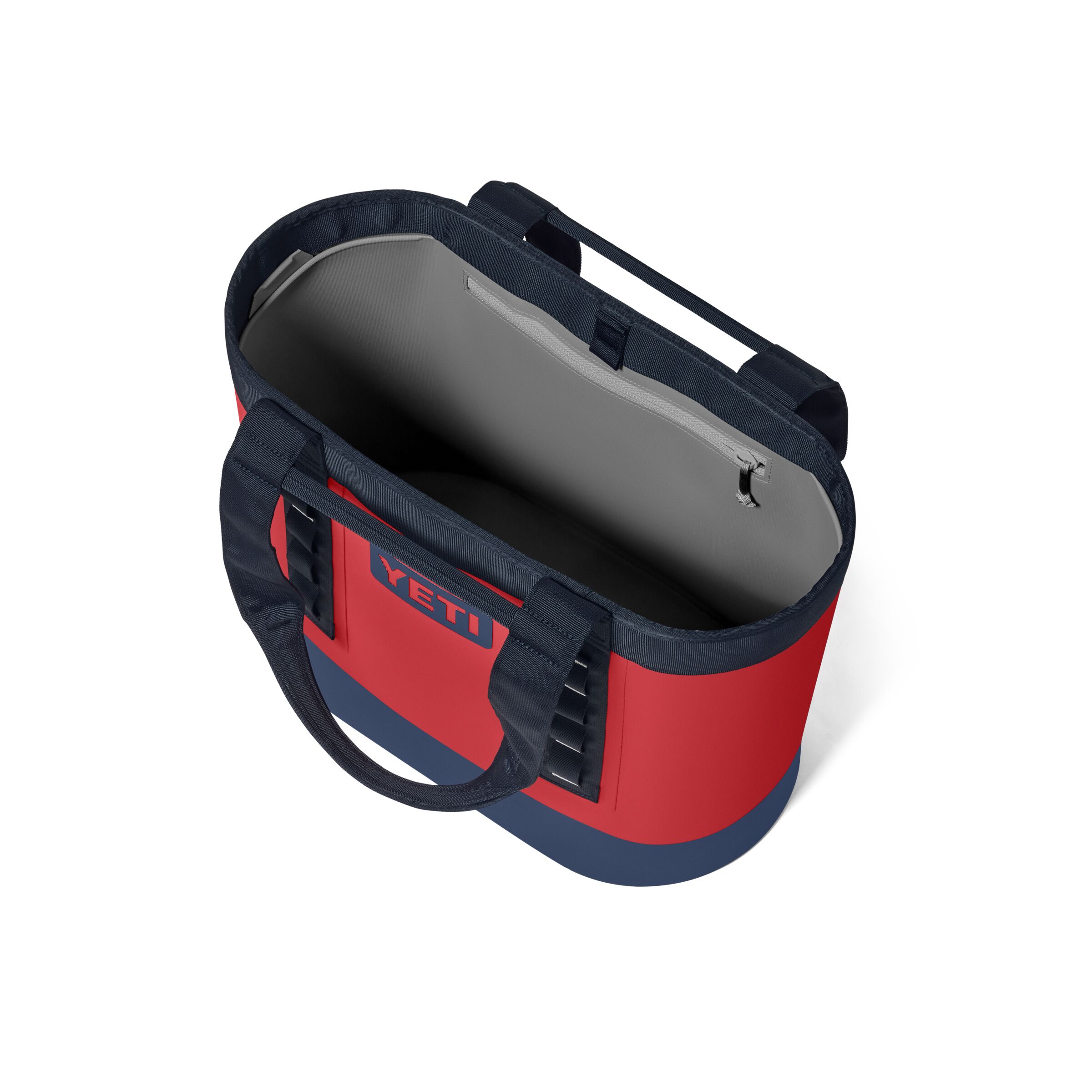 coral yeti camino bag YETI Camino 35 Carryall Tote Bag Rescue Red/Navy/White