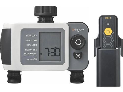 B-hyve Programmable 2 Zone WiFi Hose Faucet Timer