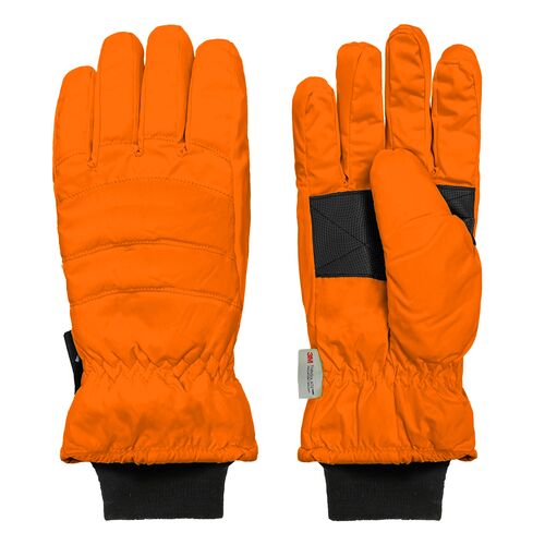 Men's Fleece Gloves in Blaze Orange - OS