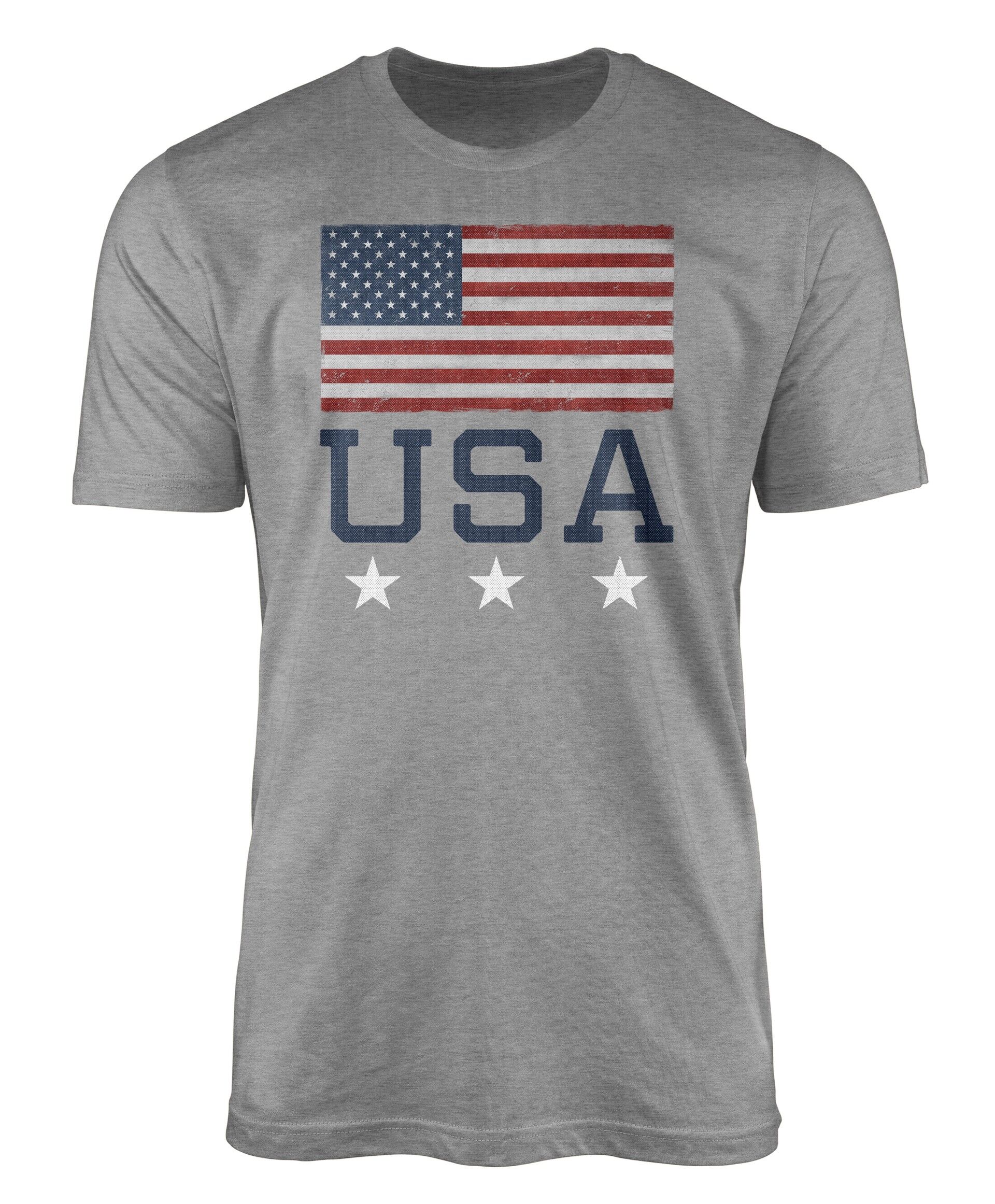 Men's USA Flag Short Sleeve T-Shirt