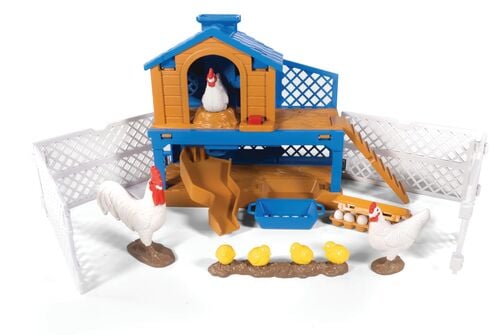 Chicken Coop Adventure - 11-Piece Farm Toy Playset