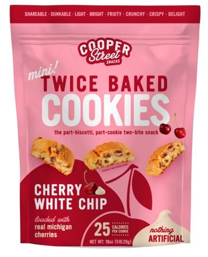 Twice Baked Cherry White Chip Cookies - 18 oz