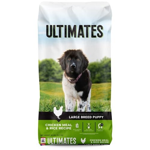 Large Breed Puppy Chicken Meal & Rice Recipe Dry Dog Food - 28 Lb