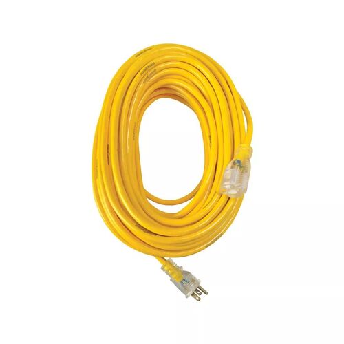 Yellow Jacket Outdoor Extension Cord 12/3 SJTW - 100'