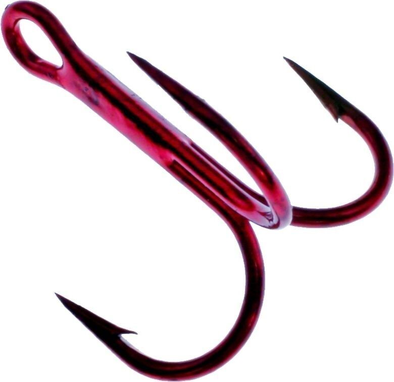 Bleeding Bait Red Treble Hooks