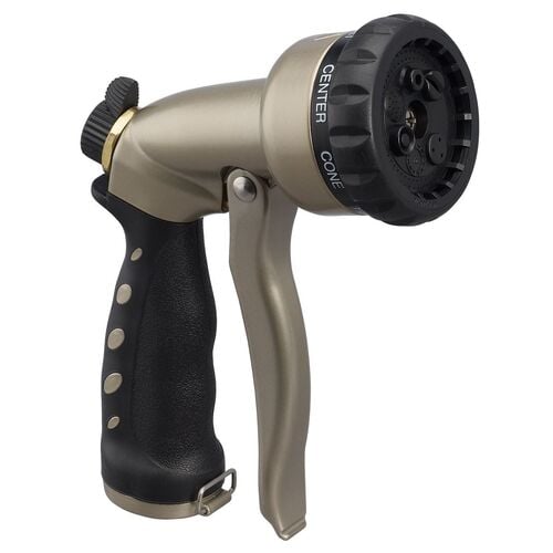 7 Pattern Adjustable Orbit Front Trigger Garden Water Spray Nozzle