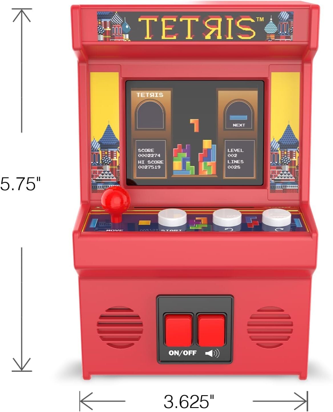 Basic Fun Arcade Classics Tetris Mini Game