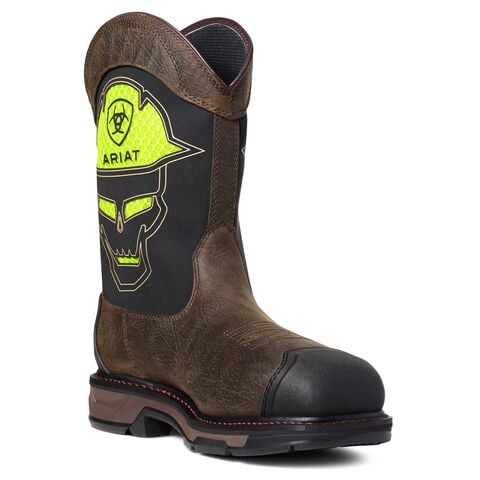 Men's 11" Work Hog Waterproof Iron Coffee/Acid Boot