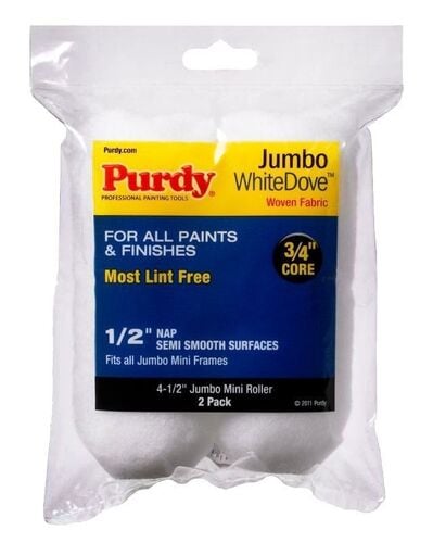 1/2 X 4-1/5" Jumbo Mini Core Roller Cover
